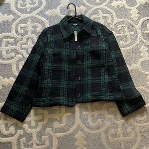 Madewell plaid coat